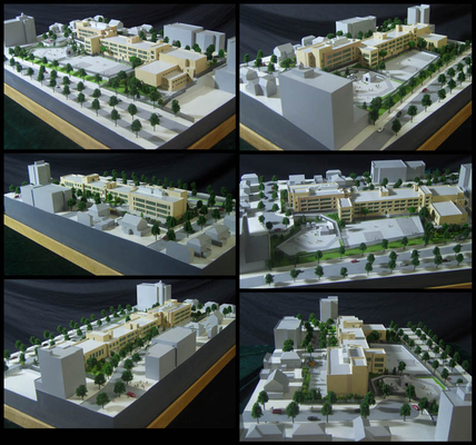 Il creatore di modello architettonico miniatura durevole per pianificazione/terreno della stazione ferroviaria modella fornitore