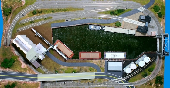 Creatore di modello architettonico miniatura della stazione ferroviaria, modello della disposizione della costruzione fornitore