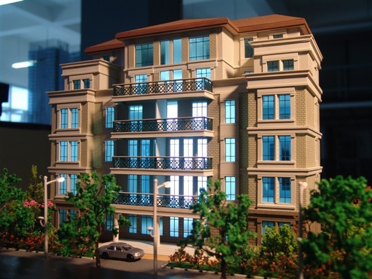 modello della costruzione di modello architettonica miniatura del creatore 3D/villa/fabbricazione residenziale del modello di scala della casa fornitore