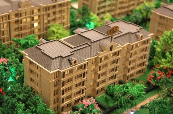 Bene durevole di modello architettonico miniatura del creatore della costruzione monocromatica con il bello modello fornitore