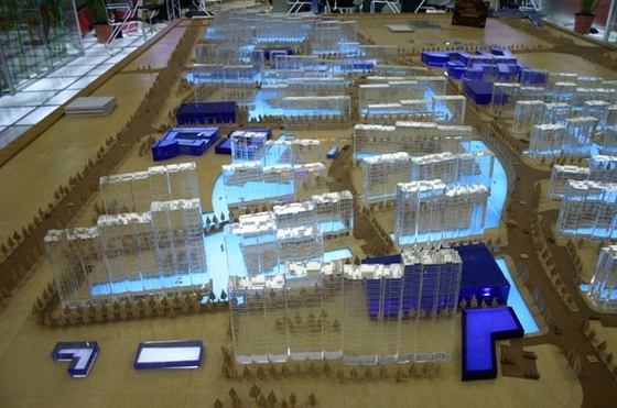 Bene durevole di modello architettonico miniatura del creatore della costruzione monocromatica con il bello modello fornitore
