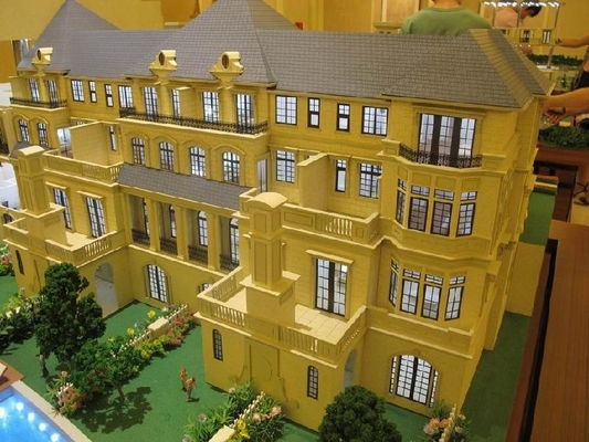 Bene durevole di modello architettonico miniatura del creatore della costruzione monocromatica con il bello modello fornitore
