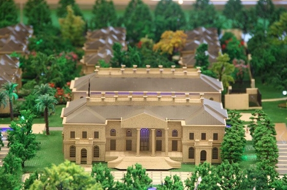 Bene durevole di modello architettonico miniatura del creatore della costruzione monocromatica con il bello modello fornitore
