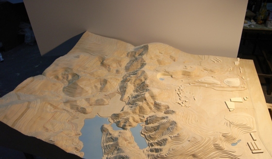 Il creatore di modello architettonico miniatura ecologico per la disposizione/il terreno monocromatici modella fornitore
