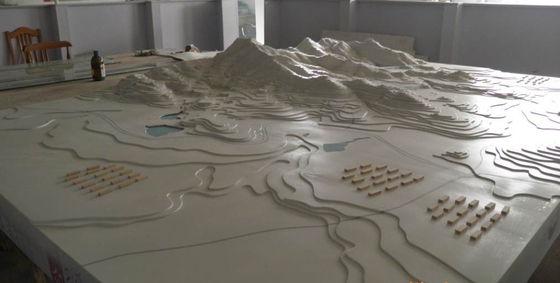 Il creatore di modello architettonico miniatura ecologico per la disposizione/il terreno monocromatici modella fornitore