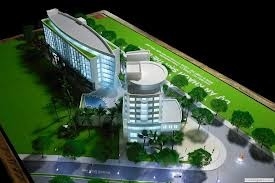 bella miniatura di modello architettonica del creatore 3D per pianificazione dell'hotel fornitore