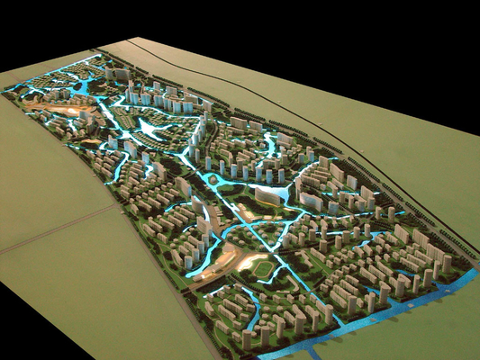 Creatore di modello architettonico di progettazione urbana, modelli di scala di utilizzazione delle terre della città fornitore
