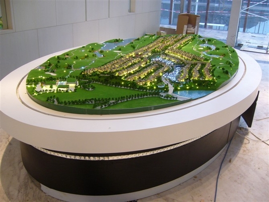 creatore di modello architettonico della villa 3D, accendente fabbricazione del modello di scala della villa fornitore