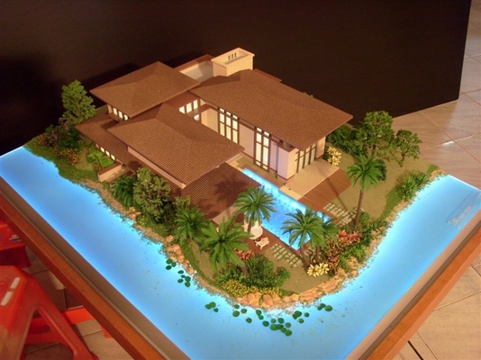 Creatore di modello architettonico ecologico, modello di scala della località di soggiorno oceano/della spiaggia fornitore