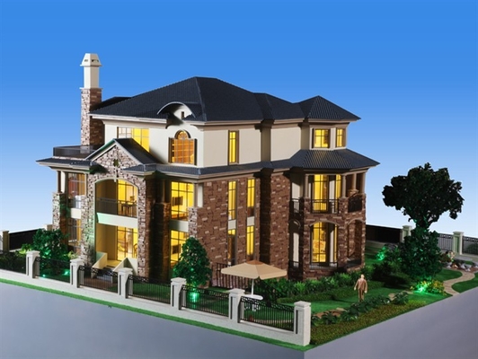 modello della costruzione di modello architettonica miniatura del creatore 3D/villa/fabbricazione residenziale del modello di scala della casa fornitore