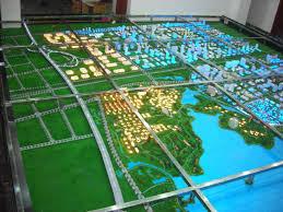 Creatore di modello architettonico della forte disposizione della città, modello miniatura della disposizione della città fornitore
