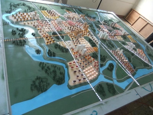 Creatore di modello architettonico della disposizione di pianificazione della città, modello della disposizione della città di Arcylic fornitore