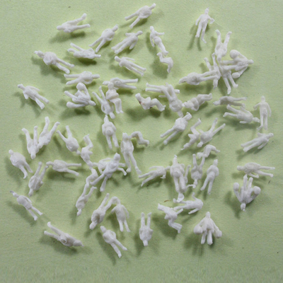 Bianco stante/di seduta di scala di 1:200 della gente architettonica del modello, calcola 1.0cm per la disposizione fornitore