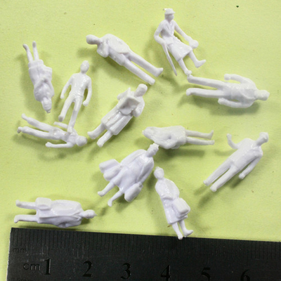 Gente architettonica NOIOSA bianca del modello di scala, figure diritte di 1:87 2.0cm fornitore