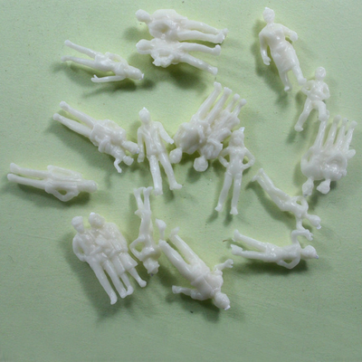 Gente architettonica NOIOSA bianca del modello di scala, figure diritte di 1:87 2.0cm fornitore