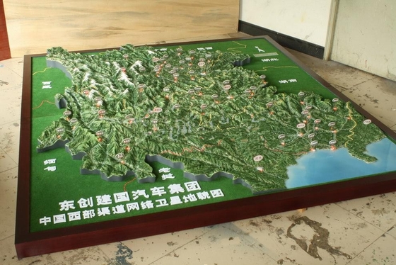 Il modello architettonico su misura della scala fornisce l'acrilico per la disposizione della città fornitore