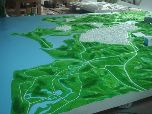 Il modello architettonico ecologico fornisce l'acrilico per pianificazione di utilizzazione delle terre fornitore