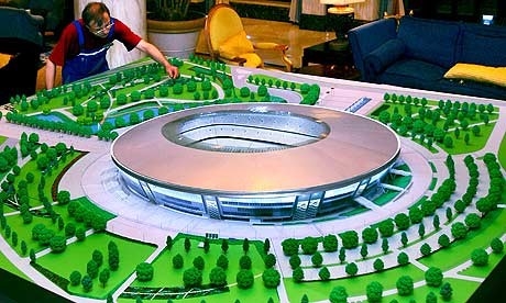 Rifornimenti architettonici acrilici verdi rotondi del modello per la disposizione dello stadio di football americano fornitore