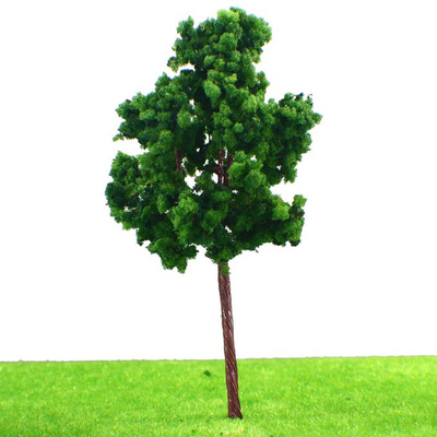 verde di 11CM ed alberi di modello miniatura di Brown, alberi del modello del treno del paesaggio di paesaggio di 1:100 della scala fornitore
