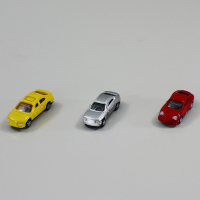 Automobili di modello su ordinazione della scala di 1:200 di plastica, automobile di modello variopinta di costruzione del bordo della strada ferroviario fornitore
