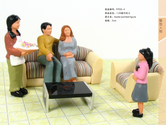 FP25-4 indoor 1:25 architettonico scala modello persone Painted Figure 7 cm fornitore