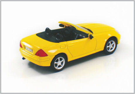 1/43 ha fuso sotto pressione il benz su ordinazione Sik320 di Mercedes delle automobili di modello della scala della lega gialla per la raccolta fornitore