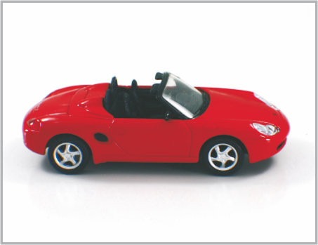 1/43 ha fuso sotto pressione le automobili di modello su ordinazione Porsche Boxster della scala della lega rossa per la raccolta &amp; il regalo fornitore