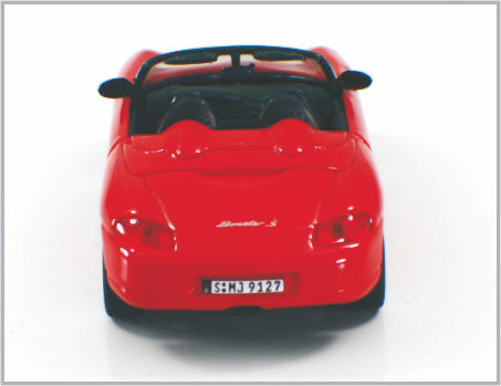 1/43 ha fuso sotto pressione le automobili di modello su ordinazione Porsche Boxster della scala della lega rossa per la raccolta &amp; il regalo fornitore