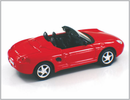 1/43 ha fuso sotto pressione le automobili di modello su ordinazione Porsche Boxster della scala della lega rossa per la raccolta &amp; il regalo fornitore
