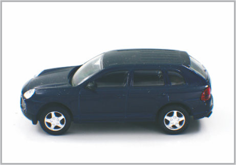1/43 mini automobili di modello su ordinazione fuse sotto pressione Porsche Cayence della scala della lega dei blu navy fornitore