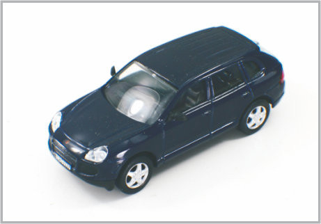 1/43 mini automobili di modello su ordinazione fuse sotto pressione Porsche Cayence della scala della lega dei blu navy fornitore