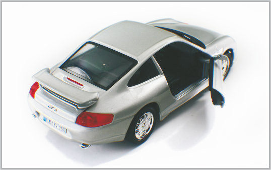1/24 ha fuso sotto pressione le automobili di modello su ordinazione bianche argentee Porsche GT3 della scala della lega come a casa Decoratio fornitore