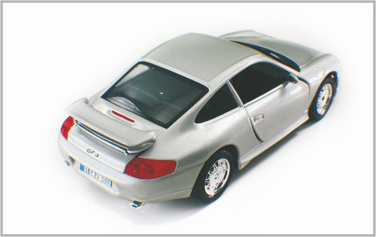 1/24 ha fuso sotto pressione le automobili di modello su ordinazione bianche argentee Porsche GT3 della scala della lega come a casa Decoratio fornitore