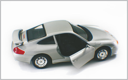 1/24 ha fuso sotto pressione le automobili di modello su ordinazione bianche argentee Porsche GT3 della scala della lega come a casa Decoratio fornitore