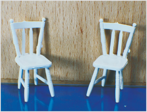 0425-02 / 02-0430 Architettonici scala modello casa arredamento tavoli da pranzo e sedie fornitore