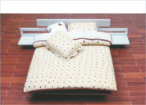 CH6064 01:20 / 01:25 / 01:30 / 01:50 / 1:75 / 1:100 Custom modello architettonico mobili ceramiche Bed fornitore