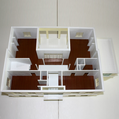 Base architettonica miniatura di legno della disposizione dei modelli della costruzione commerciale fornitore